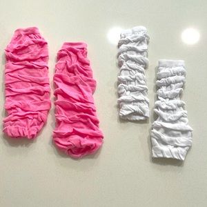 Girls ballet leg warmers